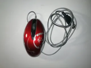 Ratón ordenador NGS Rojo y plateado