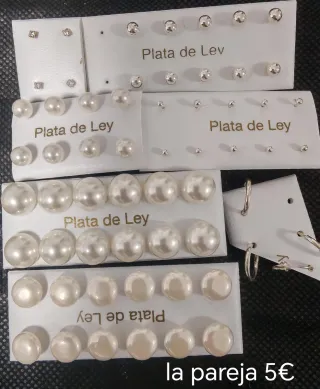 Pendientes Plata de Ley