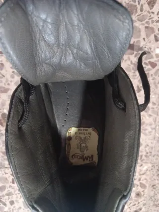 Botines 100% de piel por dentro y por fuera negros