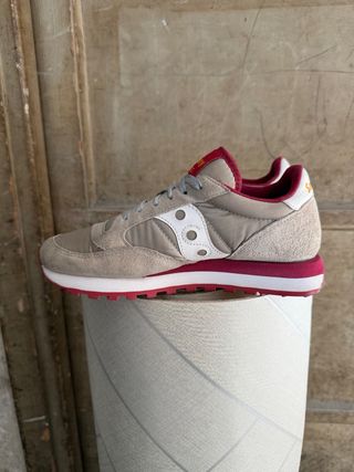 Saucony Jazz Beige/Rosso Scarpe Donna