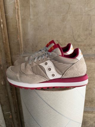 Saucony Jazz Beige/Rosso Scarpe Donna