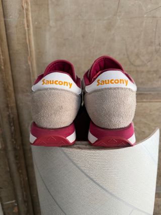 Saucony Jazz Beige/Rosso Scarpe Donna