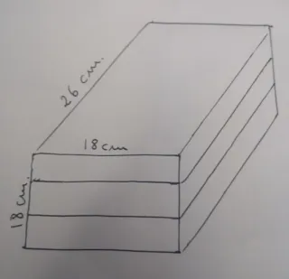 Cajonera de plástico blanca y azul