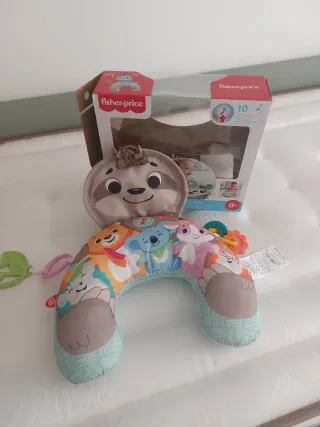 Cojín Tummy Time con vibración y música