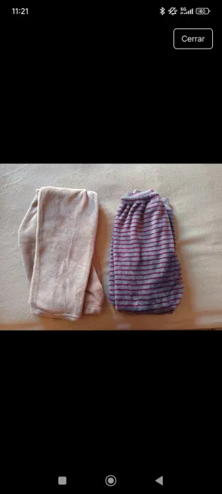 Pack 2 Pijamas Beige y Rayas