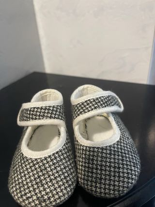 Scarpette bimba quadri bianco e nero 16/17