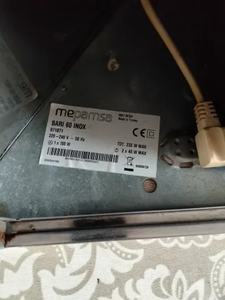 Campana Extractora Mefansa 60x50cm