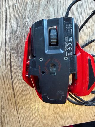 Mouse Gaming Mad Catz Rosso