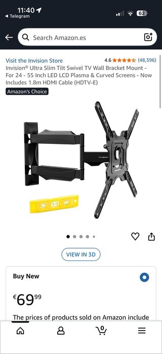 Soporte Monitor Invision 24-55