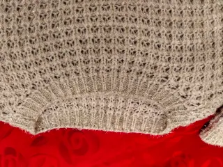 Pullover corto donna lurex argento