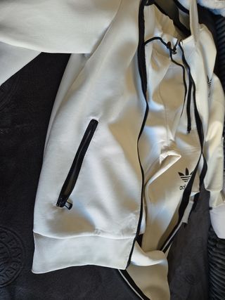 Chándal Adidas Blanco y Negro