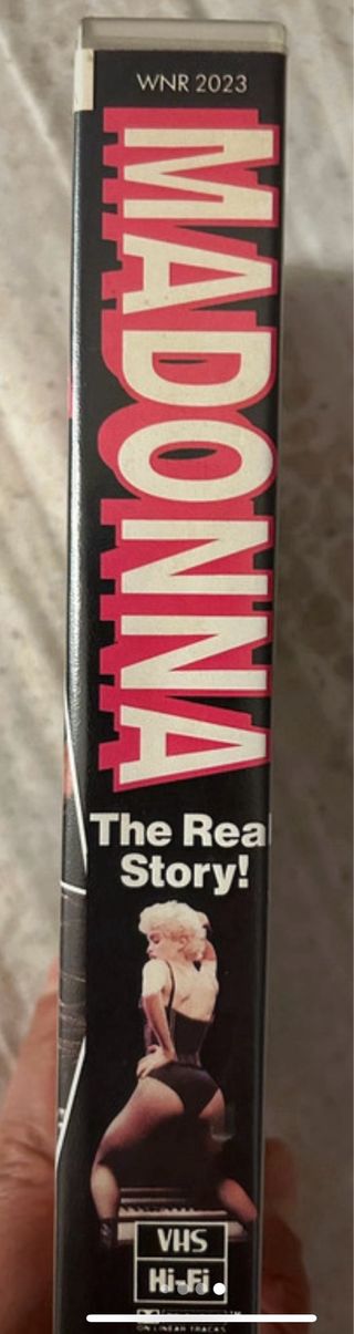 VHS Madonna The Real Story Documentario
