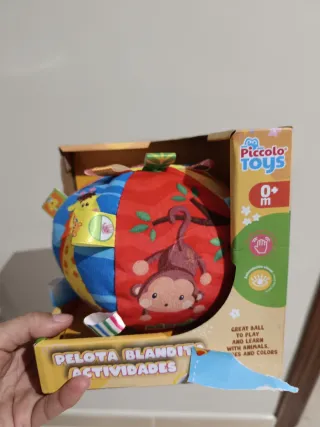 Pelota actividades Piccolo Toys 0+ meses