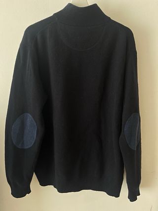 Jersey Gant Azul marino Media Cremallera