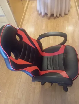 Silla Gamer Negra y Roja