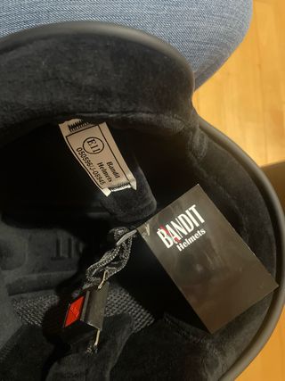 Casco Bandit ECE Jet Dull Black M1