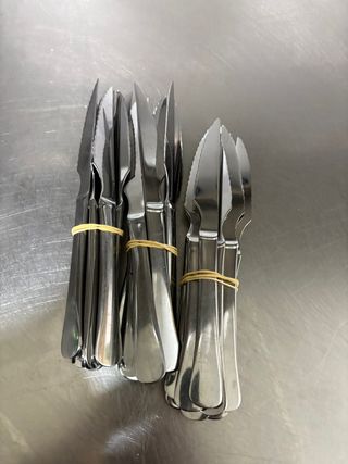 Cubiertos Comas de metal