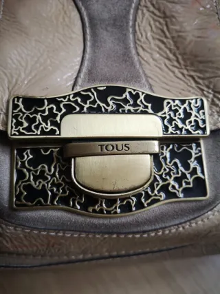 Bolso Tous Beige y Dorado