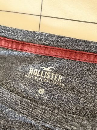 Camiseta Hollister Gris