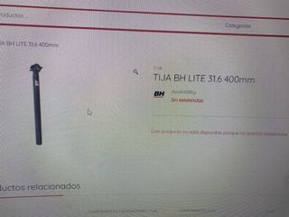Tija BH LITE 31.6 400mm