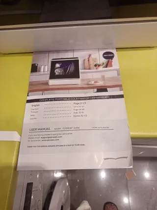 Lavavajillas de encimera