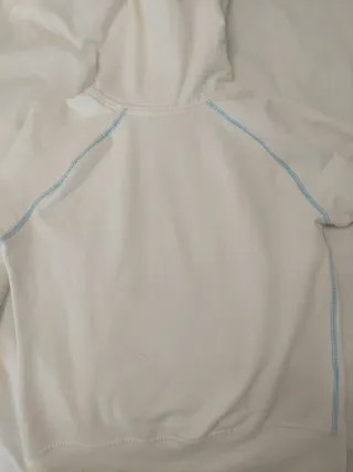 Sudadera con capucha blanca talla M