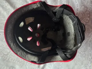 Casco bici infantil rojo