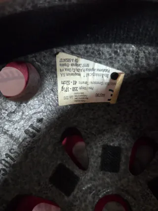 Casco bici infantil rojo