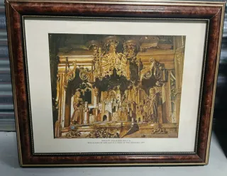 Cuadro antiguo Sevilla Retablo