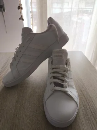 Adidas Bambas Hombre Talla 45 Blancas