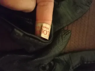 Guantes Loewe Piel Negros