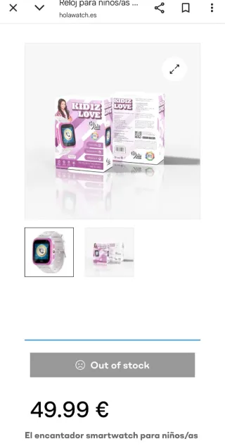 Cefa Toys Reloj Inteligente Holawatch Urban Love