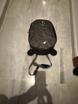 Bolsa depósito moto expandible