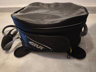 Bolsa depósito moto expandible