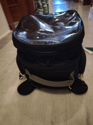 Bolsa depósito moto expandible