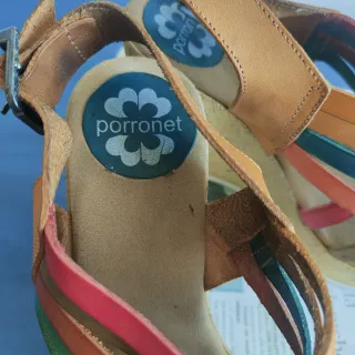 Sandalias Porronet Multicolor Talla 36