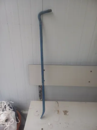 Palanca azul para herramientas