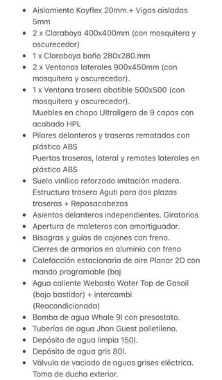 FIAT Ducato Camper 4 personas full