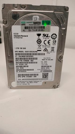 Disco Duro 2.5 HPE 1.2TB SAS