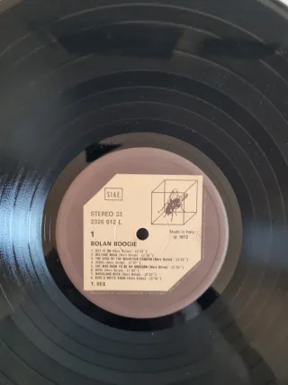 T.Rex Bolan Boocle 1972 LP Italiana 2326 012L