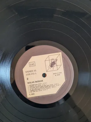 T.Rex Bolan Boocle 1972 LP Italiana 2326 012L