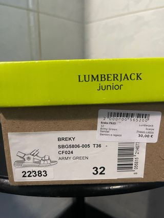 Sandali Lumberjack Bambino Tg 32