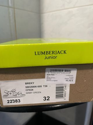 Sandali Lumberjack Bambino Tg 32