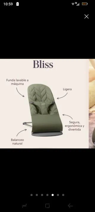 Hamaca mecedora bebé