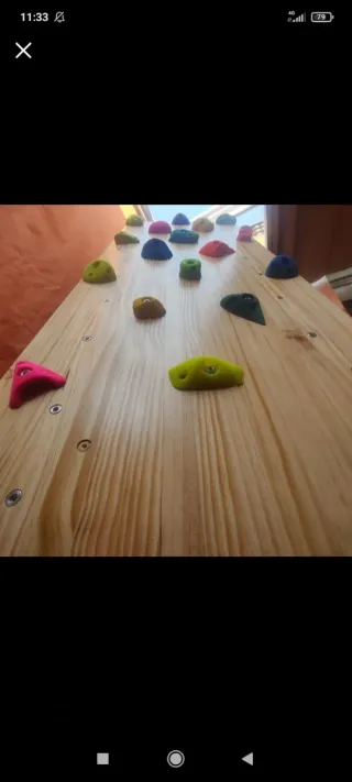 Rocódromo infantil A-frame + tobogán