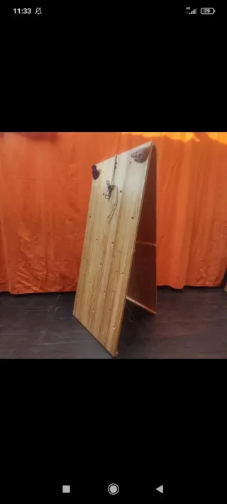 Rocódromo infantil A-frame + tobogán