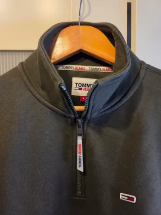 Forro Polar Tommy Jeans Verde Oliva