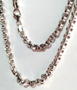 Cadena Oro Blanco 18k 13.39gr