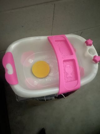 Bañera Nenuco Rosa y Transparente