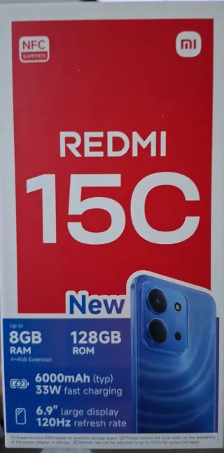 Redmi 15C 128GB Azul NFC